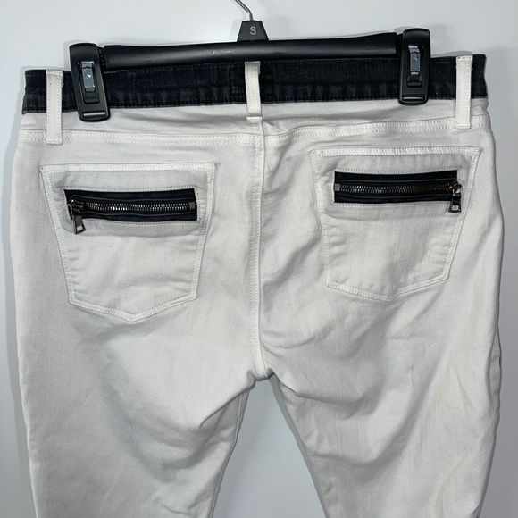 Hudson Chelsea Retreat Colorblock Super Skinny Jeans Size 30‎ - Picture 11 of 13